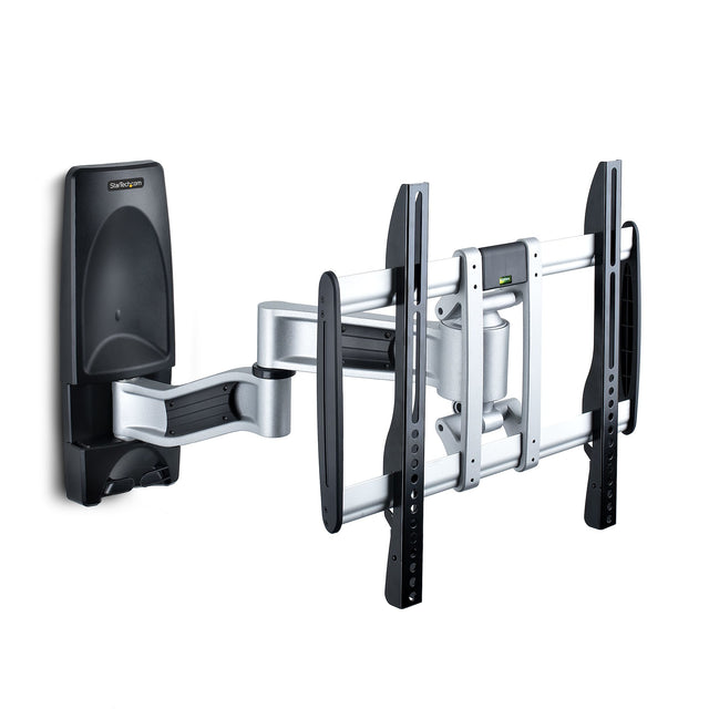 StarTech.com Articulating TV Wall Mount, VESA Wall Mount, Supports 26 to 65 inch/99lb/Flat/Curved TVs, Retractable Low Profile Wall Mount TV Bracket, Adjustable Corner TV Wall Mount - TAA
