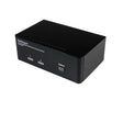 StarTech.com 2 Port Dual DisplayPort USB KVM Switch with Audio & USB 2.0 Hub - TAA