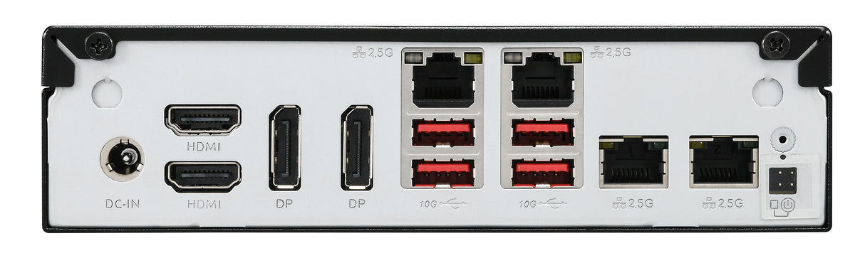 Shuttle Slim AI PC DN11H9 Intel Core Ultra 9 185H, Intel Arc graphics, 2xHDMI, 2x DP, 4x 2.5 Gbit LAN, VESA, 24/7 permanent operation