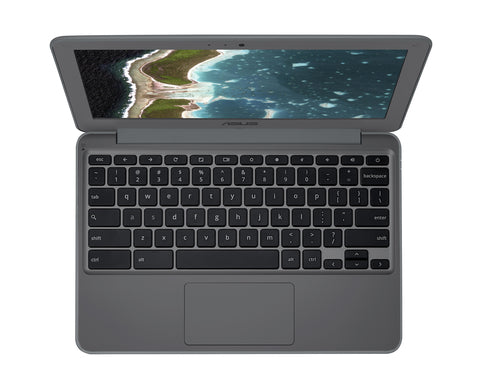 ASUS Chromebook C202SA-Q1-CB laptop Intel® Celeron® N3060 29.5 cm (11.6") HD 4 GB LPDDR3-SDRAM 16 GB eMMC Wi-Fi 5 (802.11ac) ChromeOS Blue, White