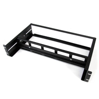 StarTech.com 2U DIN Rail Kit for Standard 19" Rack - Adjustable Depth Rackmount DIN Rail with Top Hat, Mini, G Rails, 27lbs/12.5kg Weight Capacity