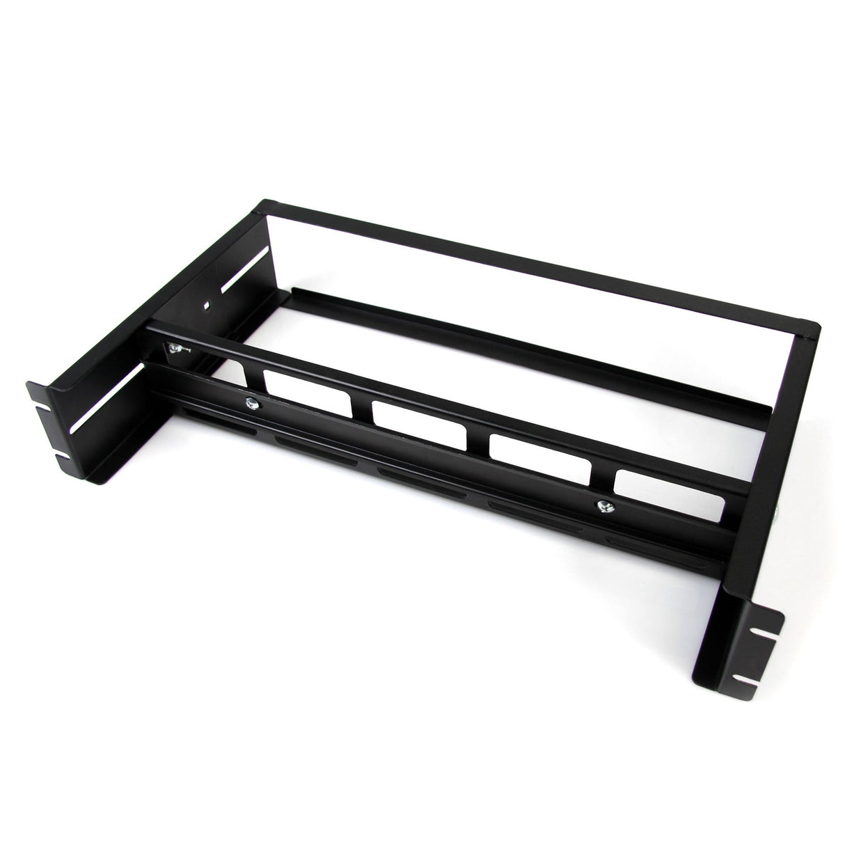 StarTech.com 2U DIN Rail Kit for Standard 19" Rack - Adjustable Depth Rackmount DIN Rail with Top Hat, Mini, G Rails, 27lbs/12.5kg Weight Capacity
