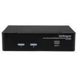 StarTech.com 2 Port Professional USB DisplayPort KVM Switch with Audio - TAA