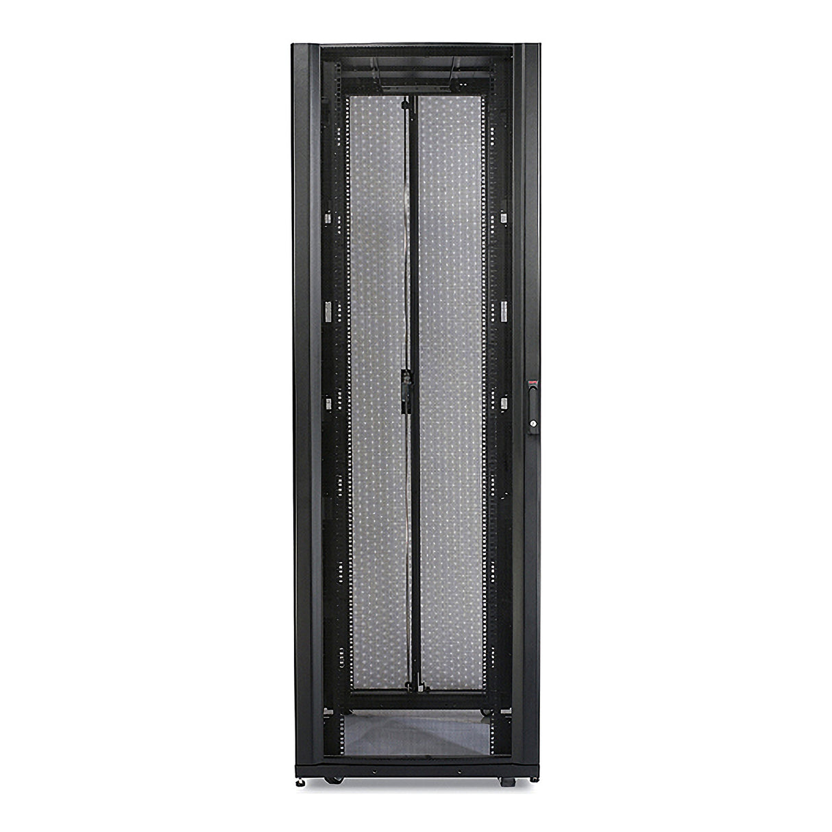 APC NetShelter SX, Server Rack Enclosure, 42U, Shock Packaging, 2000 lbs, Black, 2124H x 750W x 1070D mm