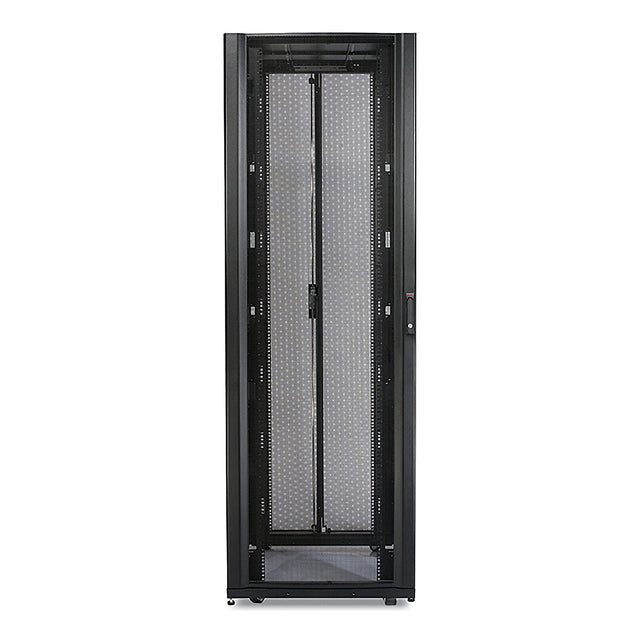 APC NetShelter SX, Server Rack Enclosure, 42U, Shock Packaging, 2000 lbs, Black, 2124H x 750W x 1070D mm