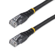 StarTech.com 6ft CAT6 Ethernet Cable - Black CAT 6 Gigabit Ethernet Wire -250MHz 100W PoE RJ45 UTP Molded Network/Patch Cord w/Strain Relief/ Individually Tested