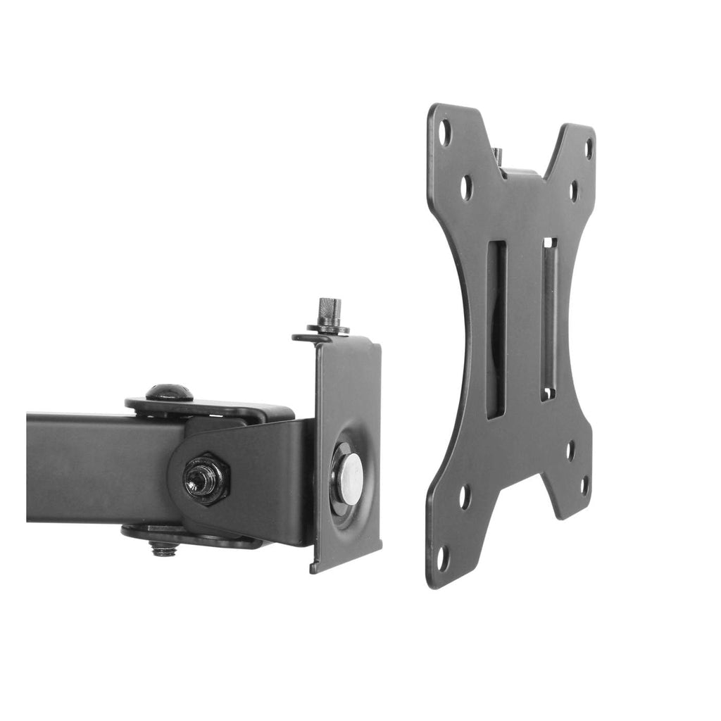 Manhattan Desk Mount for TV & Monitors (Full Motion), For screens 13" to 27", Clamp fitting to desk, VESA compatibility: 75x75mm and 100x100mm - check the dimensions of the four mounting holes on back of screen to ensure it fits, Max 8kg, Bracket...