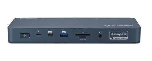 Kensington SD5900T EQ Thunderbolt 4 Quad 4K 40Gbps Dock with DisplayLink Technology – Midnight Blue