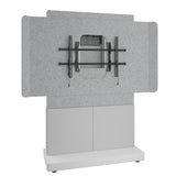 Middle Atlantic ForumTM Free-Standing 48" (2-Bay) Display Stand for (1) 42" to 55" Display, Light Colorway