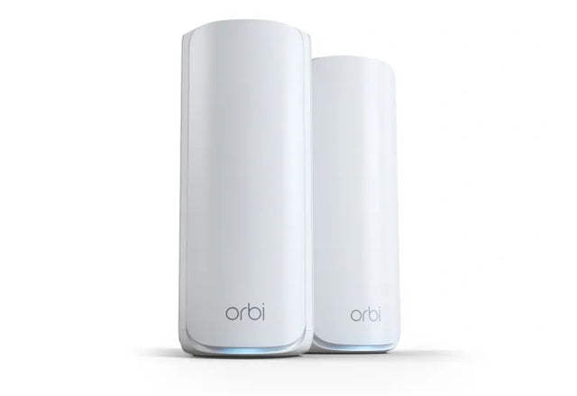 NETGEAR ORBI7 TB WIFI7 2PK BNDL Tri-band (2.4 GHz / 5 GHz / 6 GHz) Wi-Fi 7 (802.11be) White 7 Internal