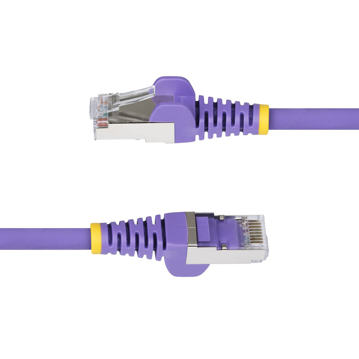 StarTech.com 6ft Purple CAT6a Ethernet Cable, Snagless RJ45, 10GbE, 100W PoE++, S/FTP, LSZH, 27AWG Pure Bare Copper Wire, 500MHz, Shielded Network Patch Cord w/Strain Reliefs, Individually Tested/ETL Verified