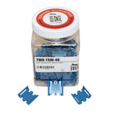 Middle Atlantic Forward Hook & Loop Tie Saddles - 48 Pieces