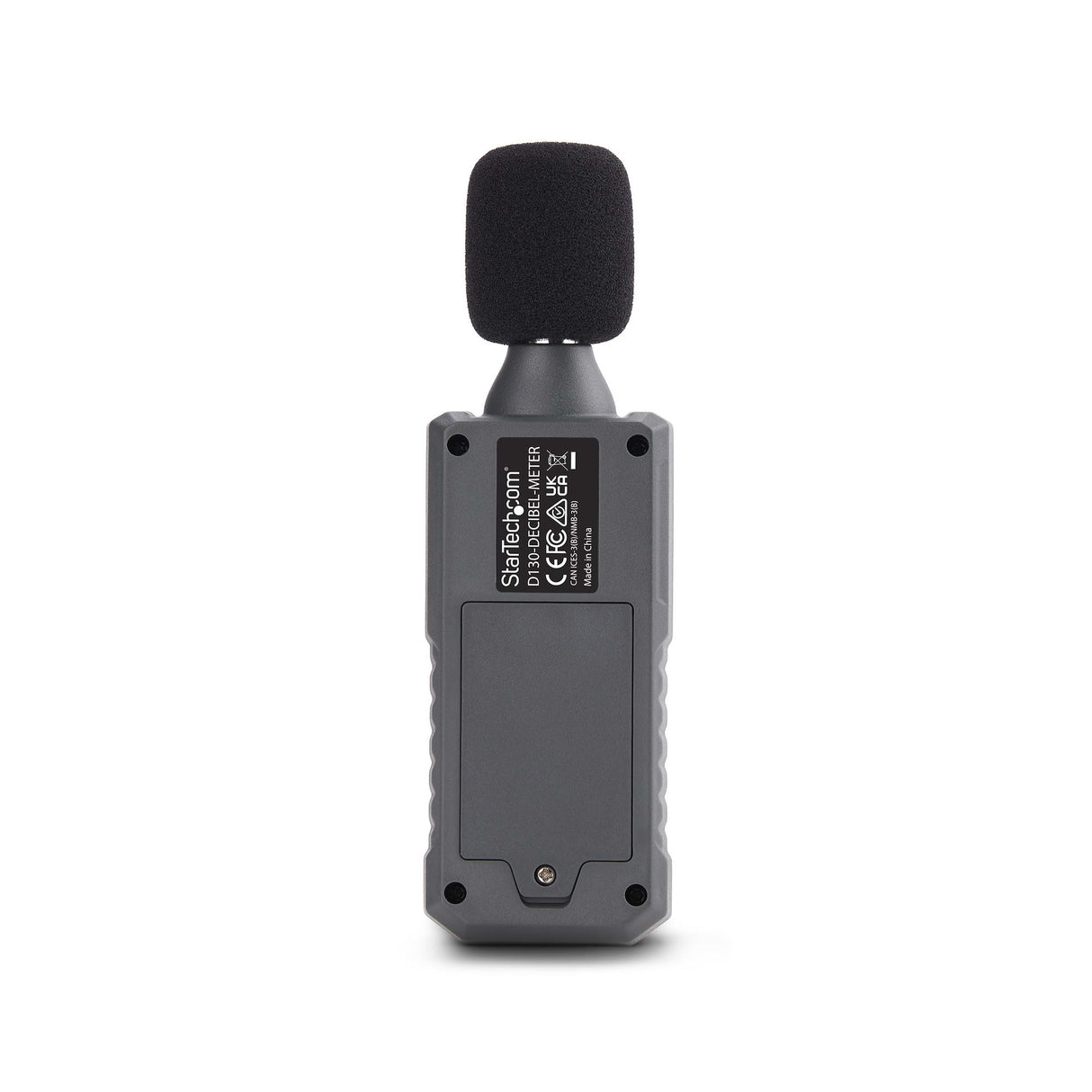 StarTech.com Handheld Digital Sound Meter w/Large LCD, Noise/Decibel Level Reader for Server Room/Office, Audio Monitor, 30-130dBA Range, Accurate Min/Max Readings