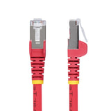 StarTech.com 10ft Red CAT6a Ethernet Cable, Snagless RJ45, 10GbE, 100W PoE++, S/FTP, LSZH, 27AWG Pure Bare Copper Wire, 500MHz, Shielded Network Patch Cord w/Strain Reliefs, Individually Tested/ETL Verified