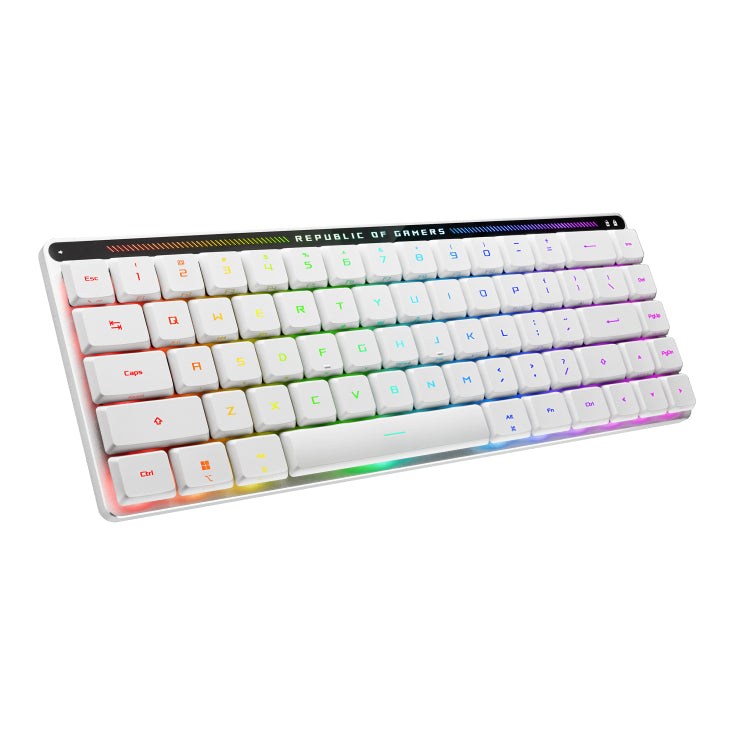 ASUS ROG Falchion RX Low Profile keyboard Gaming USB + RF Wireless + Bluetooth White