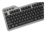 Kensington MK7500F QuietType Pro keyboard Home/Office USB + RF Wireless + Bluetooth QWERTY US English Aluminium, Black