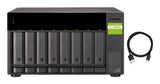 QNAP TL-D800C storage drive enclosure HDD/SSD enclosure Black, Grey 2.5/3.5"