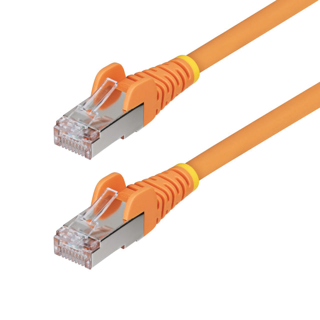 StarTech.com 6ft Orange CAT6a Ethernet Cable, Snagless RJ45, 10GbE, 100W PoE++, S/FTP, LSZH, 27AWG Pure Bare Copper Wire, 500MHz, Shielded Network Patch Cord w/Strain Reliefs, Individually Tested/ETL Verified