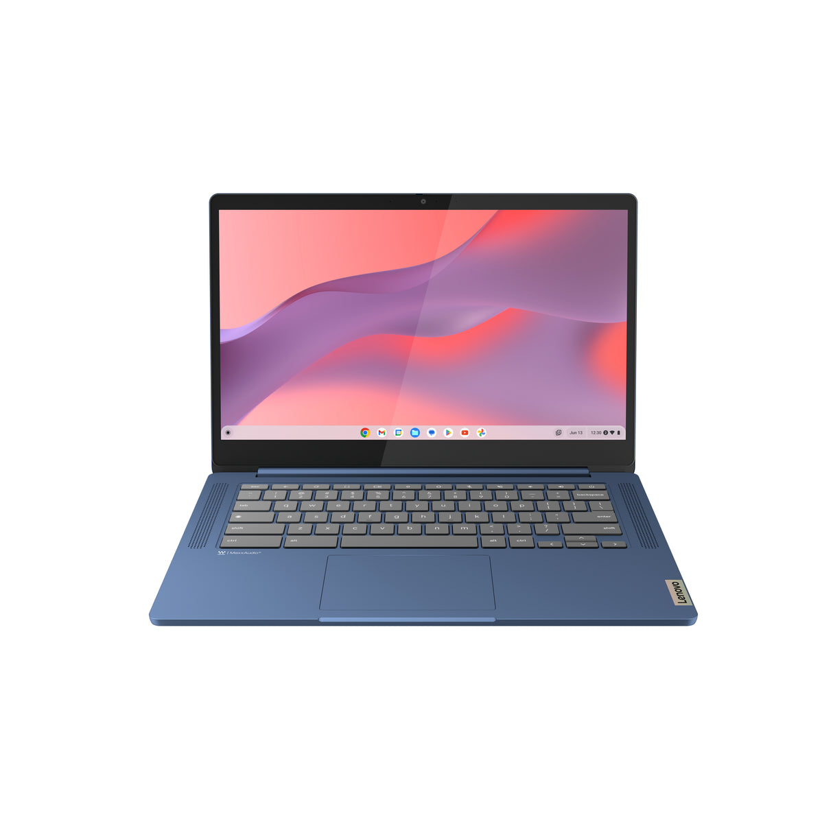 Lenovo IP Slim 3 Chrome 14M868 MediaTek Kompanio 520 Chromebook 35.6 cm (14") Touchscreen Full HD 4 GB LPDDR4x-SDRAM 128 GB eMMC Wi-Fi 6 (802.11ax) ChromeOS French Blue