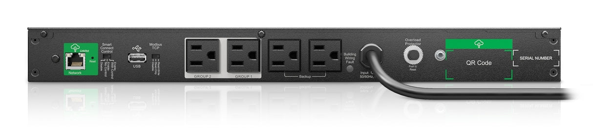 APC SCL500RM1UC uninterruptible power supply (UPS) Line-Interactive 0.5 kVA 400 W 4 AC outlet(s)