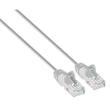 Intellinet IEC-C6A-GY-1-SLIM networking cable Grey 0.3 m Cat6a U/UTP (UTP)