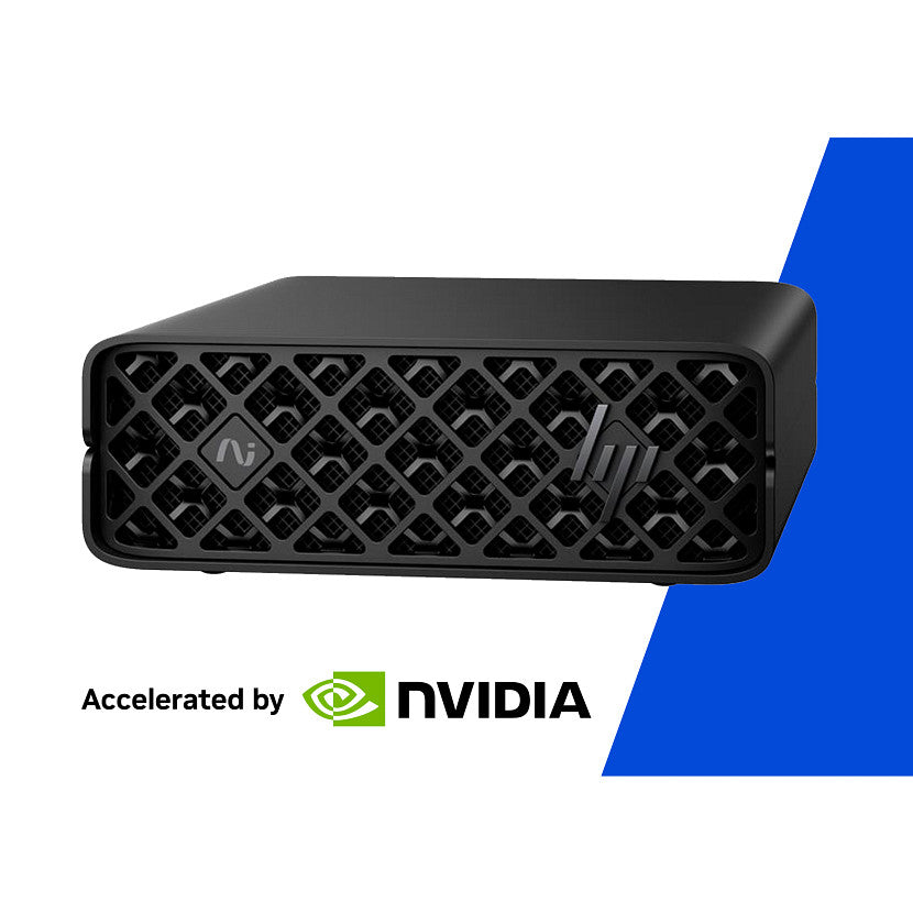 HP ZGX Nano G1n AI GB10 128 GB LPDDR5x-SDRAM 4 TB SSD NVIDIA DGX OS Mini PC Workstation AI Workstation, AI PC Black