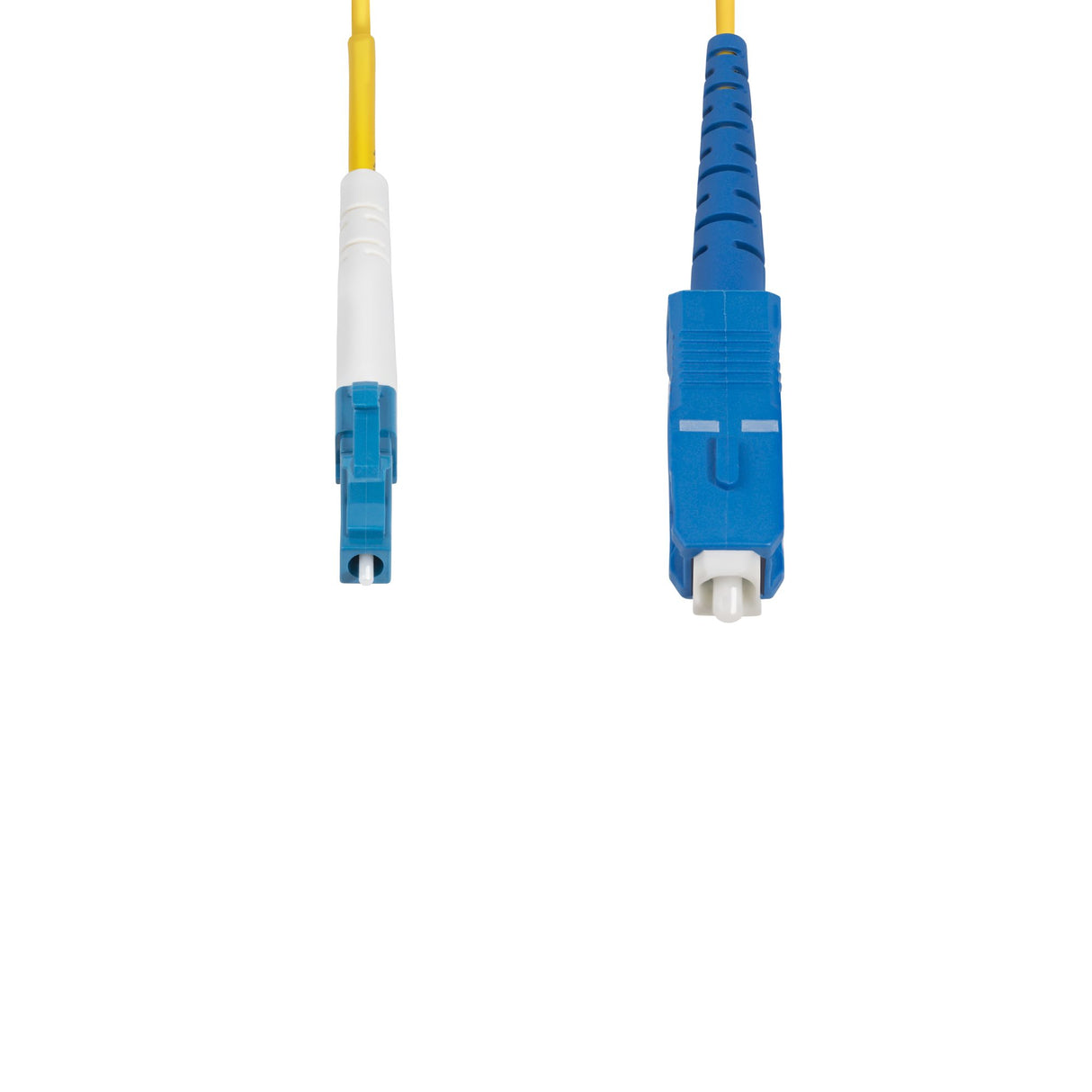 StarTech.com 15m (49.2ft) LC to SC (UPC) OS2 Single Mode Simplex Fiber Optic Cable, 9/125µm, 40G/100G, Bend Insensitive, Low Insertion Loss, LSZH Fiber Jumper Cord