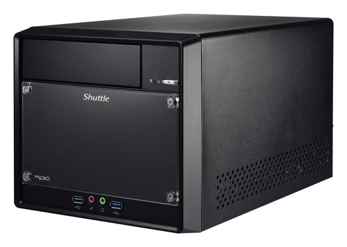 Shuttle XPC cube Barebone SH610R4 - S1700, Intel H610, 1x PCIe X16, 1x PCIe X1, 1x LAN,1x HDMI, 2x DP, 1x VGA 2x 3.5" HDD bays