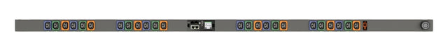 Vertiv Geist MNU5MGB0-24L138-2TL21A0A10-S-A power distribution unit (PDU) 24 AC outlet(s) 0U Black