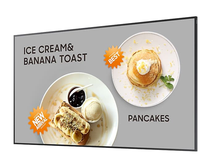 Samsung LH32QMCEBGCXUE Signage Display Digital signage flat panel 81.3 cm (32") LCD Wi-Fi 400 cd/m² Black Tizen 7.0
