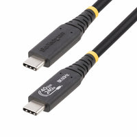 StarTech.com 3ft (1m) USB4 Cable 40Gbps, 240W (5A) Power Delivery, 8K 120Hz / 4K 240Hz DP Alt Mode, USB-IF Certified USB-C Cable - Thunderbolt Compatible