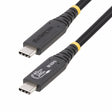 StarTech.com 3ft (1m) USB4 Cable 40Gbps, 240W (5A) Power Delivery, 8K 120Hz / 4K 240Hz DP Alt Mode, USB-IF Certified USB-C Cable - Thunderbolt Compatible