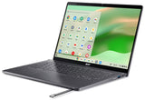 Acer Chromebook Enterprise Spin 714 CP714-2WN-320J Intel® Core™ i3 i3-1315U 35.6 cm (14") Touchscreen Full HD 8 GB LPDDR4x-SDRAM 256 GB SSD Wi-Fi 6E (802.11ax) ChromeOS Grey