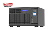 QNAP TVS-h1288X NAS Tower Intel® Xeon® W-1250 16 GB DDR4 0 TB QuTS hero Black