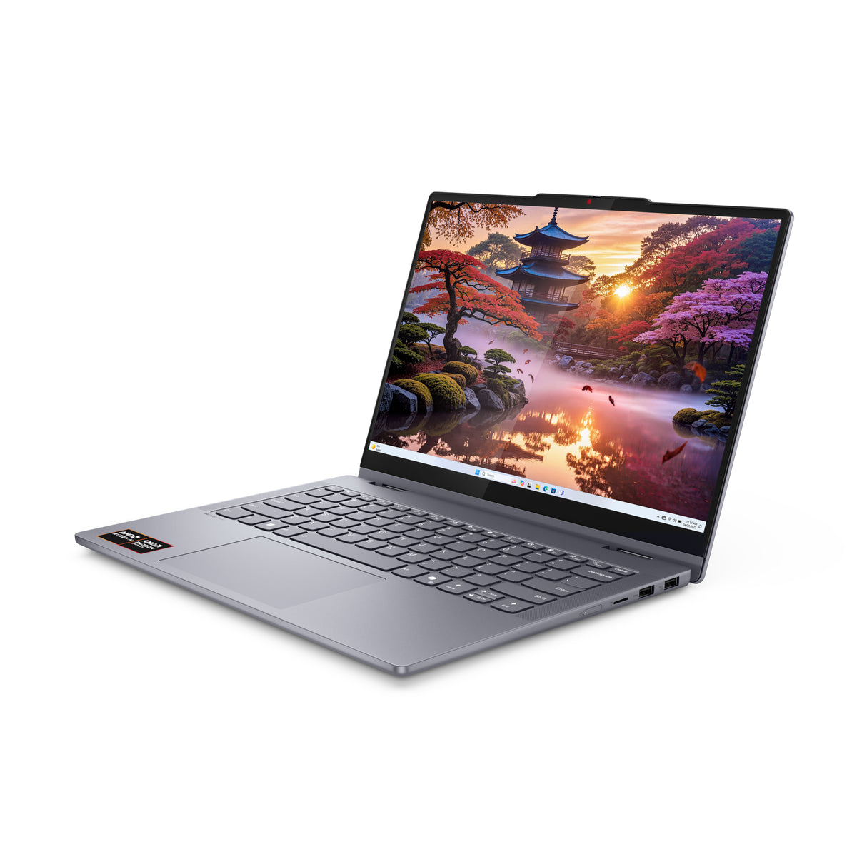 Lenovo IdeaPad 5 2-in-1 14AKP10 Copilot+ PC AMD Ryzen™ AI 5 340 Hybrid (2-in-1) 35.6 cm (14") Touchscreen WUXGA 16 GB LPDDR5x-SDRAM 512 GB SSD Wi-Fi 7 (802.11be) Windows 11 Home English, French Grey