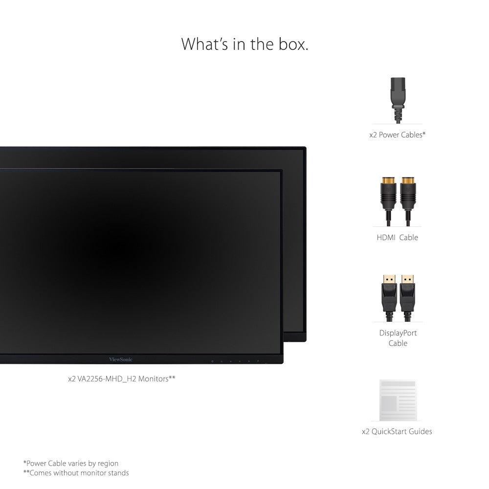 Viewsonic VA VA2256-mhd_H2 computer monitor 55.9 cm (22") 1920 x 1080 pixels Full HD LED Black