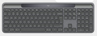 Logitech Signature Slim Solar+ K980 for Business keyboard Universal RF Wireless + Bluetooth QWERTY US English Graphite