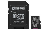 Kingston Technology 128GB microSDXC Industrial C10 A1 pSLC Card + SD Adapter