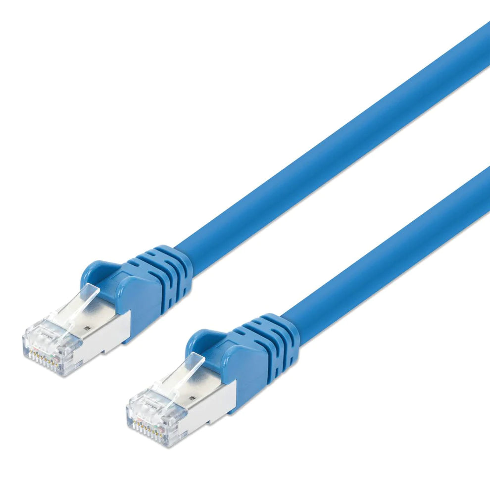 Intellinet IEC-C8AS-BL-14 networking cable Blue 4.5 m Cat8.1 S/FTP (S-STP)