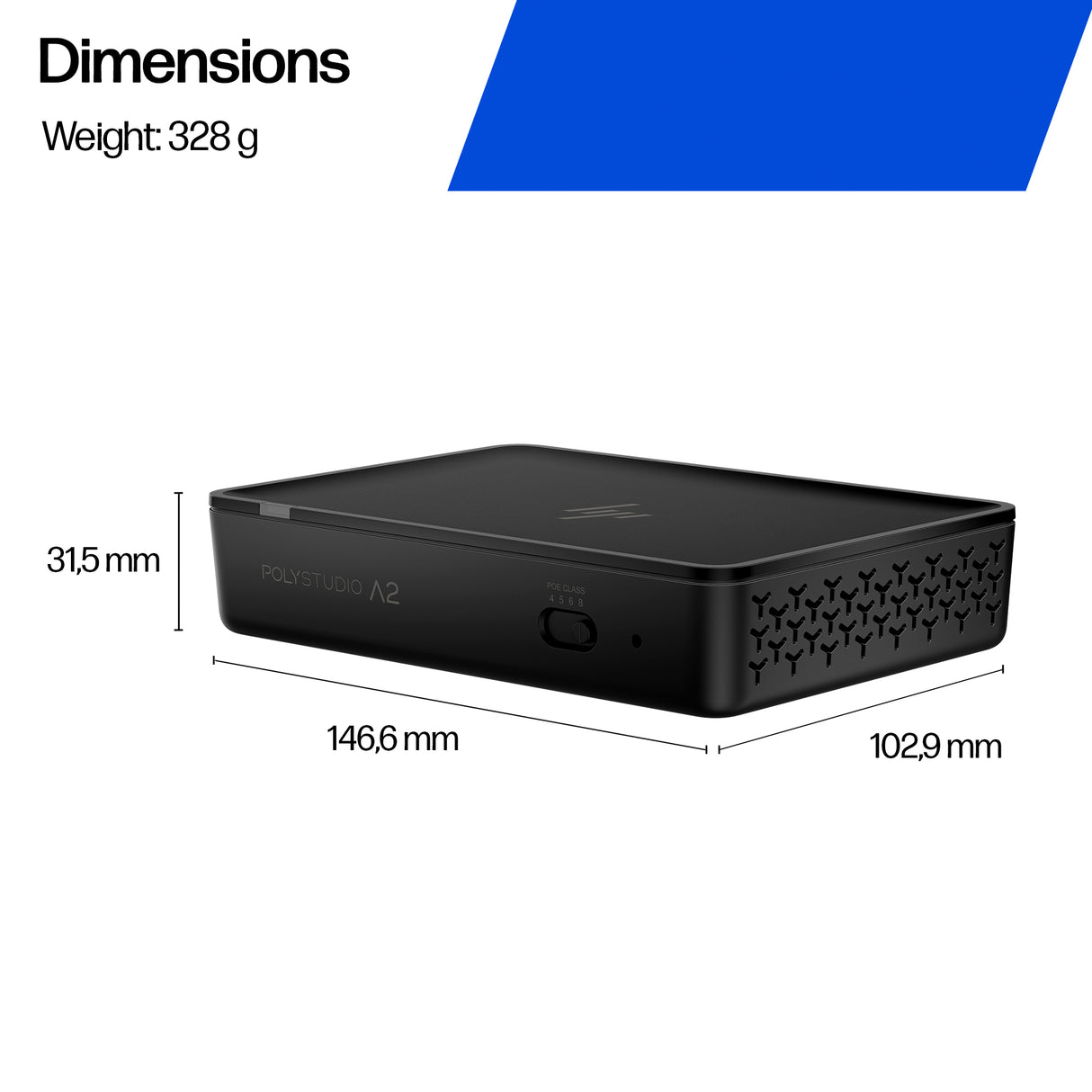 HP Poly Studio A2 Black