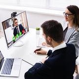 j5create JVU430 USB 4K Ultra HD Webcam, 3840 x 2160 Video Capture Resolution, Black and Silver