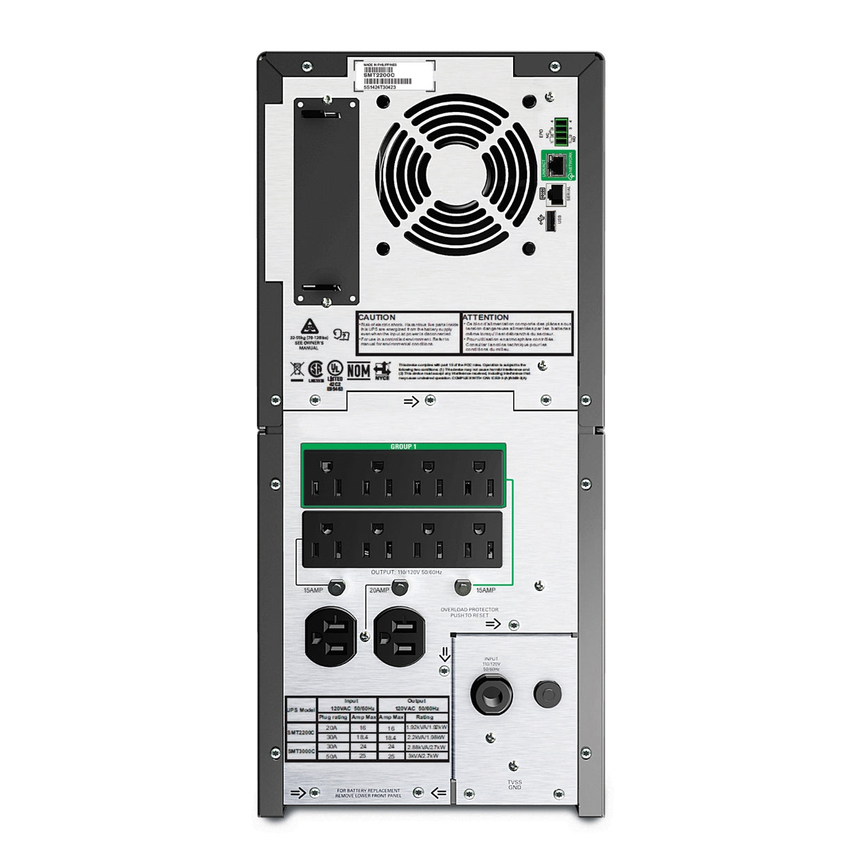 APC SMT2200C uninterruptible power supply (UPS) Line-Interactive 2.2 kVA 1980 W 10 AC outlet(s)
