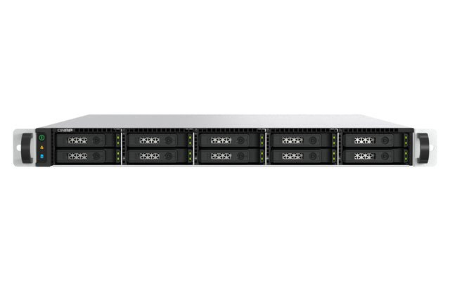 QNAP TS-h1077AFU-R7-32G NAS Rack (1U) AMD Ryzen™ 7 32 GB DDR5 0 TB QNAP QTS Black, Grey
