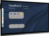 Viewsonic IFP6562 Signage Display Interactive flat panel 165.1 cm (65") LED Wi-Fi 350 cd/m² 4K Ultra HD Black Touchscreen Built-in processor Android 8.0
