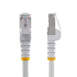 StarTech.com 100ft White CAT6a Ethernet Cable, Snagless RJ45, 10GbE, 100W PoE++, S/FTP, LSZH, 27AWG Pure Bare Copper Wire, 500MHz, Shielded Network Patch Cord w/Strain Reliefs, Individually Tested/ETL Verified
