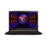 MSI Gaming Thin GF63 12UCX-458CA Intel® Core™ i5 i5-12450H Laptop 39.6 cm (15.6") Full HD 8 GB DDR4-SDRAM 512 GB SSD NVIDIA GeForce RTX 2050 Wi-Fi 6 (802.11ax) Windows 11 Home Black