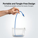 Targus HyperJuice Flex USB cable USB 2.0 1.5 m USB C 0.48 Gbit/s 60 W Blue