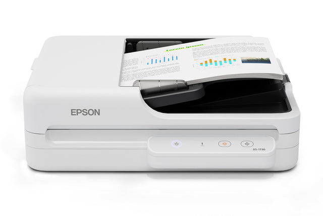 Epson DS-1730 Flatbed & ADF scanner 1200 x 1200 DPI A4 Black, White