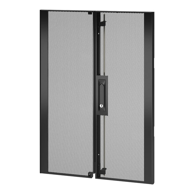 APC NetShelter SX 18U 600mm Wide Perforated Split Doors Black