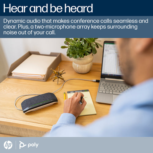 HP Poly Sync 10 Speakerphone +USB-A to USB-C Cable